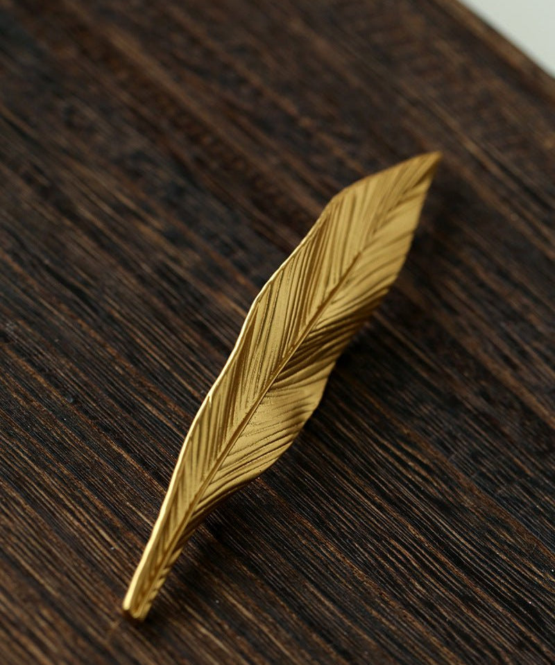 Matte Leaf Brooch - floysun