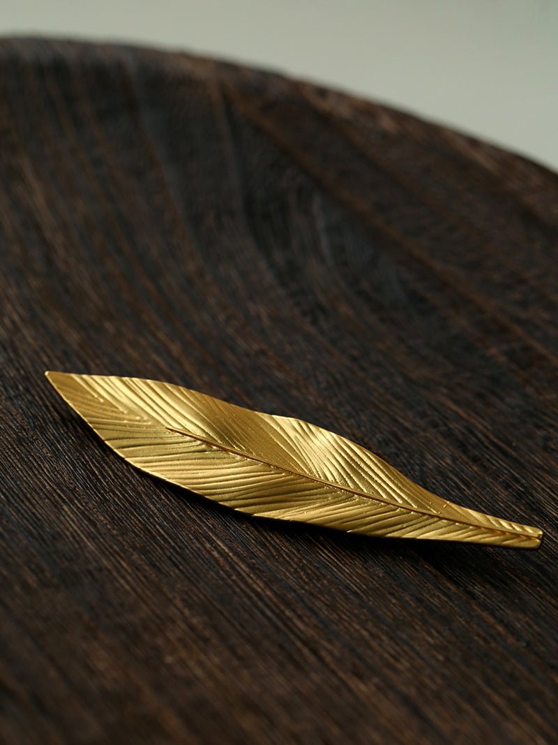 Matte Leaf Brooch - floysun