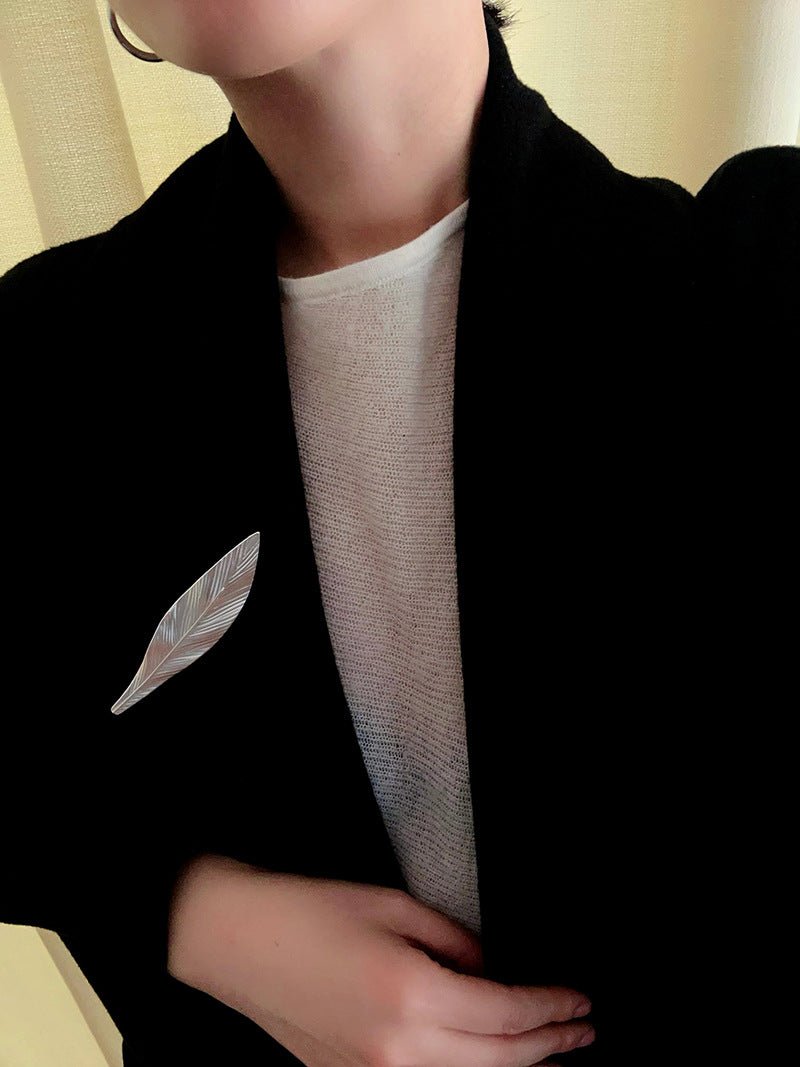 Matte Leaf Brooch - floysun