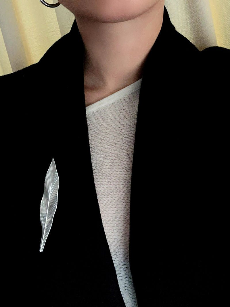 Matte Leaf Brooch - floysun