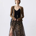 Matte Silver Key Pendant Necklace – Adjustable Black Cord Long Necklace - floysun