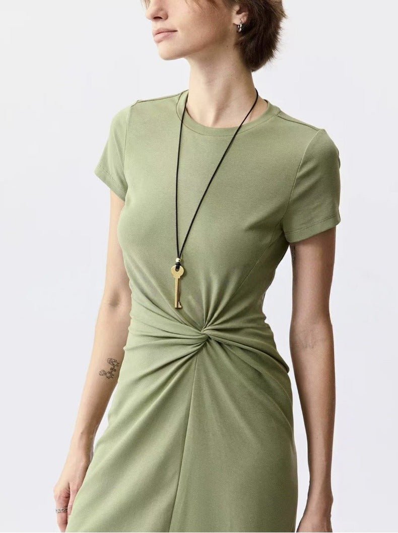 Matte Silver Key Pendant Necklace – Adjustable Black Cord Long Necklace - floysun