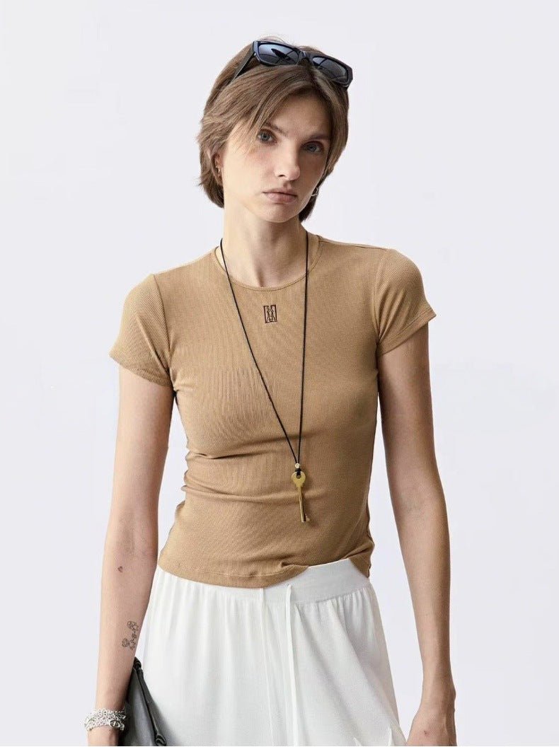 Matte Silver Key Pendant Necklace – Adjustable Black Cord Long Necklace - floysun