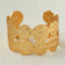 Medieval Hammered Gold Open Cuff Bracelets - floysun