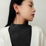 Melange Tiger’s Eye Stud Earrings - floysun