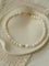 Mid-Century Vibe Irregular Freshwater Pearl Color Zircon Necklace - floysun