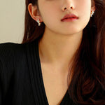 Mini Grape Freshwater Pearl Stud Earrings - floysun