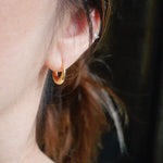 Minimal 925 Silver C Hoop Earrings - floysun