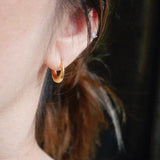 Minimal 925 Silver C Hoop Earrings - floysun