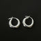 Minimal 925 Silver C Hoop Earrings - floysun