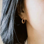 Minimal 925 Silver C Hoop Earrings - floysun