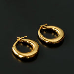 Minimal 925 Silver C Hoop Earrings - floysun