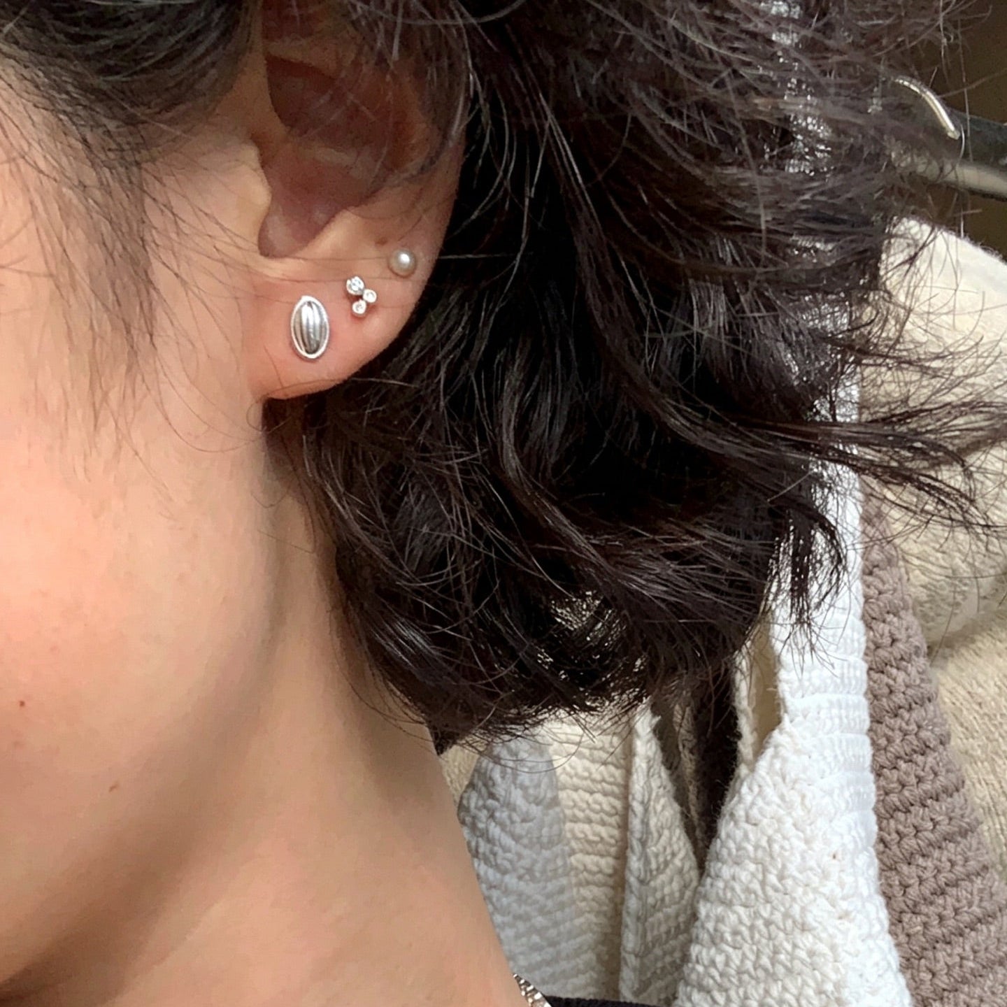 Minimal Bubble Cubic Zirconia Stud Earrings - floysun