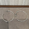Minimal Cross Design Sterling Silver Hoop Earrings - floysun