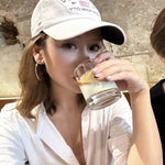 Minimal Cross Design Sterling Silver Hoop Earrings - floysun