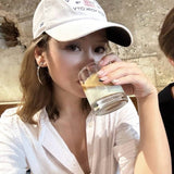 Minimal Cross Design Sterling Silver Hoop Earrings - floysun