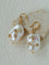 Minimal Elegant Inlaid Cubic Zirconia Baroque Freshwater Pearl Hook Earrings - floysun