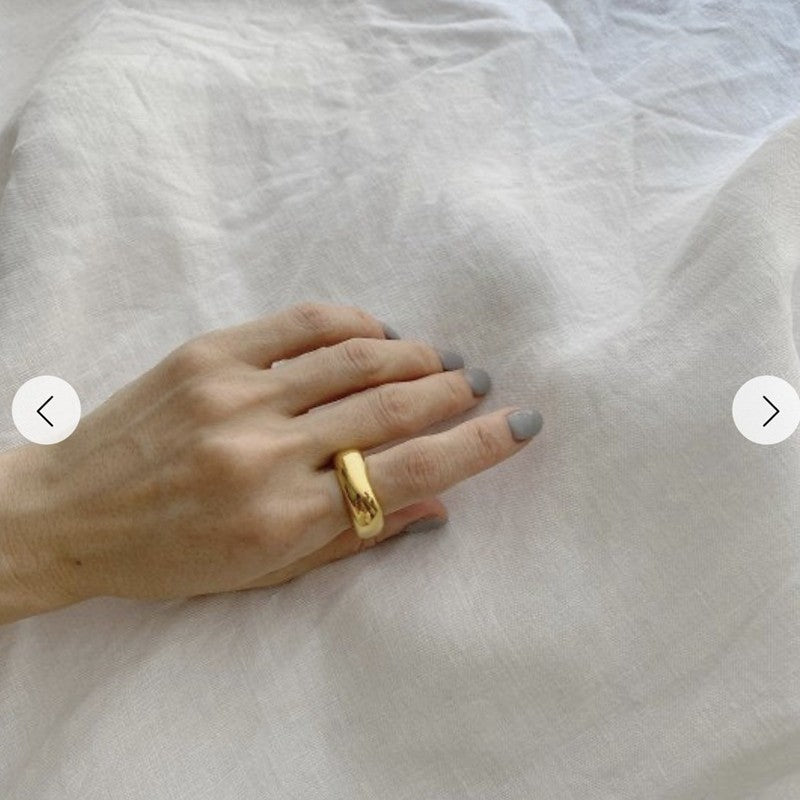 Minimal High - Polish Classic Band Ring - floysun