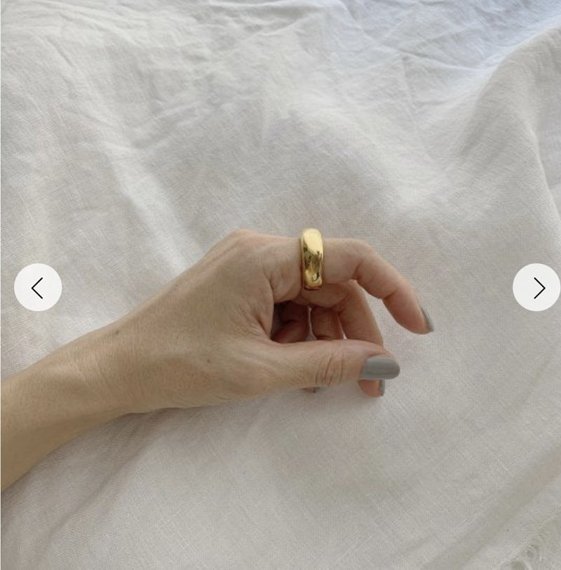 Minimal High - Polish Classic Band Ring - floysun