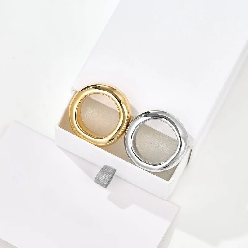 Minimal High - Polish Classic Band Ring - floysun