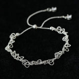 Minimal Lace Hollow Adjustable Pull Bracelet - floysun