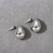 Minimal Sculptural C - Shape Teardrop Stud Earrings - floysun