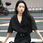 Minimal Sculptural C - Shape Teardrop Stud Earrings - floysun