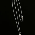 Minimal Solid Teardrop Pendant Chain Necklace - floysun