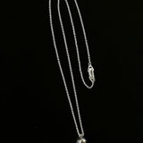 Minimal Solid Teardrop Pendant Chain Necklace - floysun
