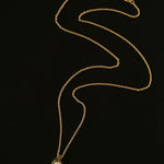 Minimal Solid Teardrop Pendant Chain Necklace - floysun