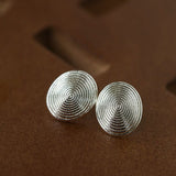 Minimal Spiral Textured Stud Earrings - floysun