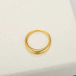 Minimal Sterling Silver Band Ring - floysun