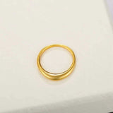 Minimal Sterling Silver Band Ring - floysun
