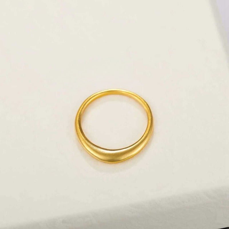 Minimal Sterling Silver Band Ring - floysun