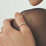 Minimal Sterling Silver Band Ring - floysun