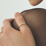 Minimal Sterling Silver Band Ring - floysun