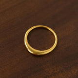 Minimal Sterling Silver Band Ring - floysun