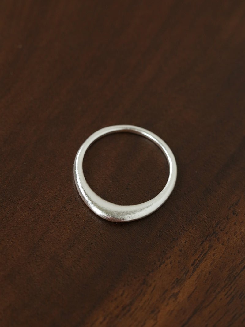 Minimal Sterling Silver Band Ring - floysun