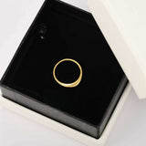 Minimal Sterling Silver Band Ring - floysun