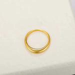 Minimal Sterling Silver Band Ring - floysun