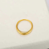 Minimal Sterling Silver Band Ring - floysun