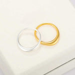Minimal Sterling Silver Band Ring - floysun