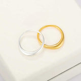 Minimal Sterling Silver Band Ring - floysun