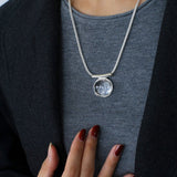 Minimalist Clear Glass Pendant Necklace - floysun