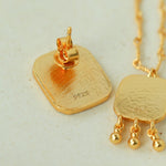 Minimalist Emotion Square Smiley Pendant Necklace - floysun