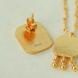 Minimalist Emotion Square Smiley Pendant Necklace - floysun
