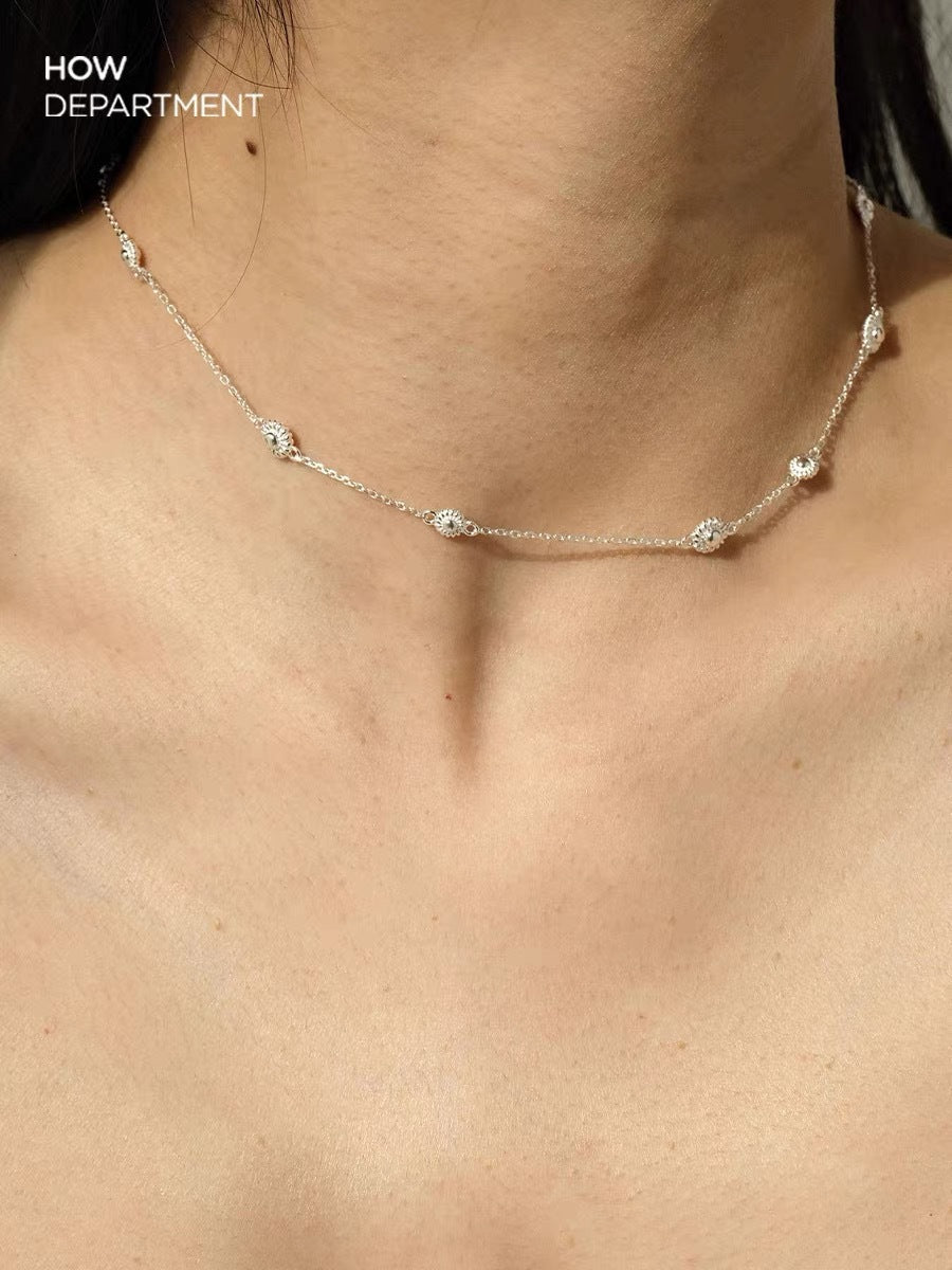 Minimalist Floral Motif Necklace - floysun
