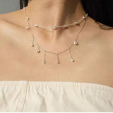 Minimalist Floral Motif Necklace - floysun