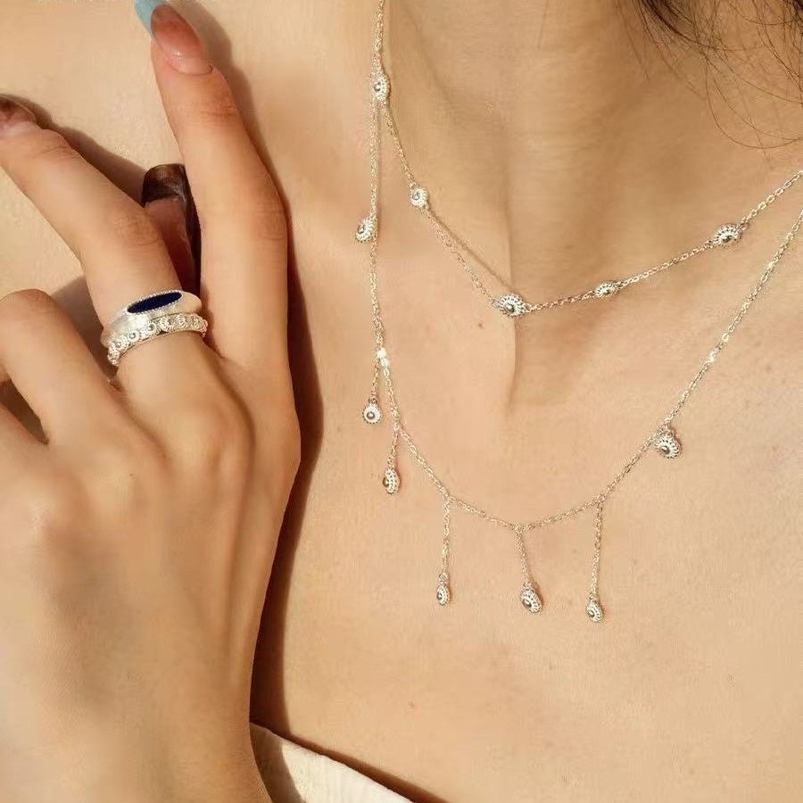 Minimalist Floral Motif Necklace - floysun