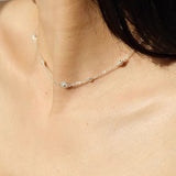 Minimalist Floral Motif Necklace - floysun